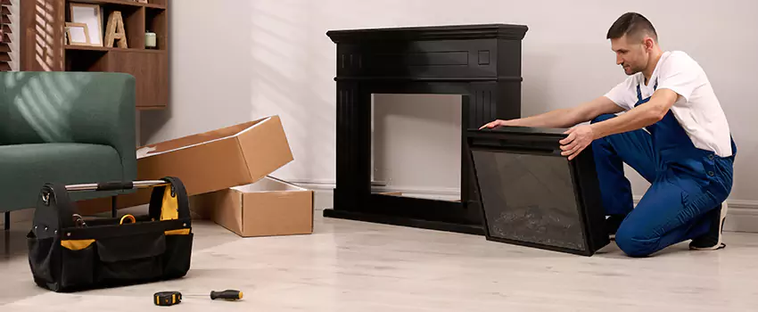 Old Rusted Metal Fireplace Repair And Replacement in Erlanger, KY